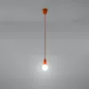 Lampa wisząca DIEGO 1 pomarańczowy